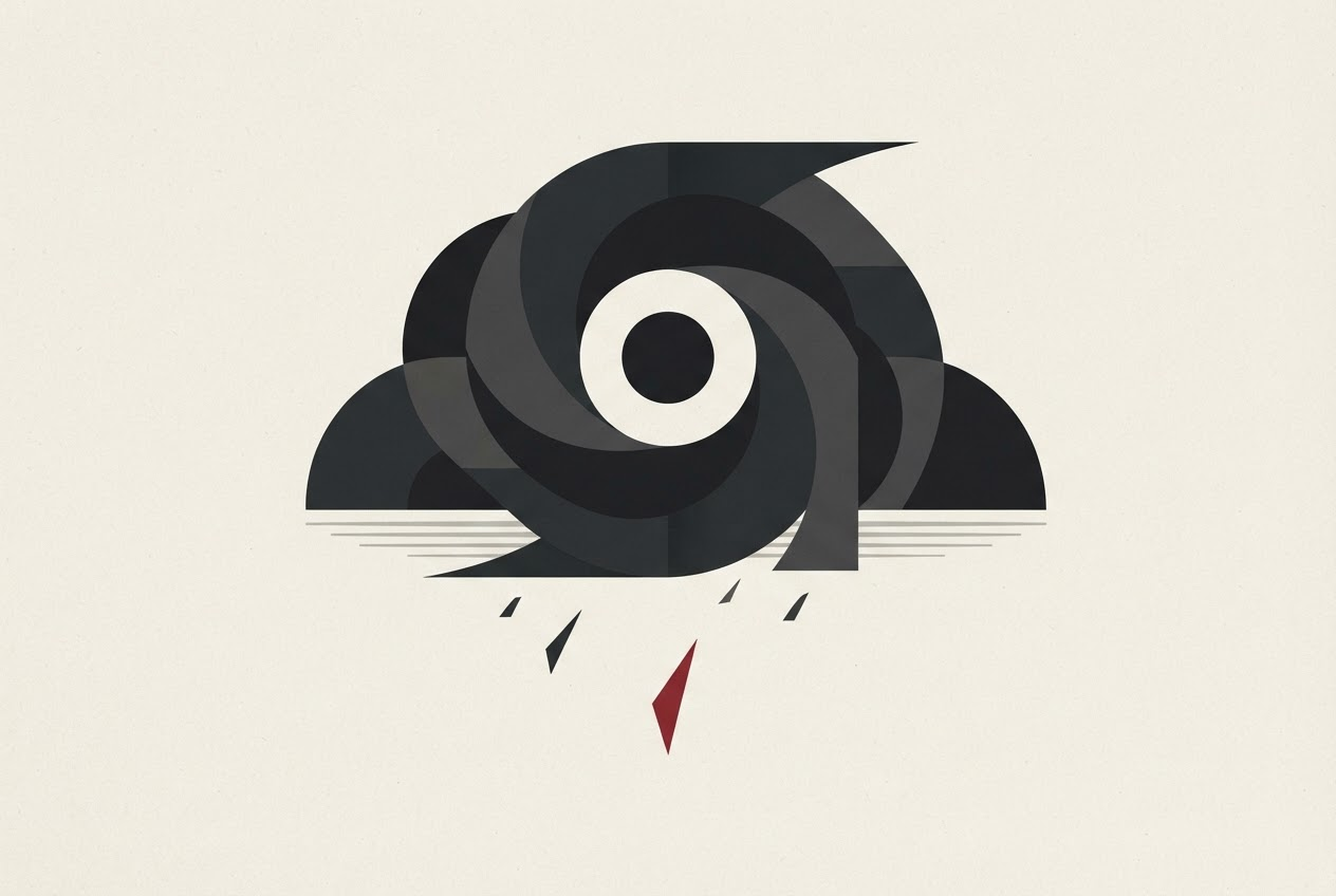 Abstract editorial illustration