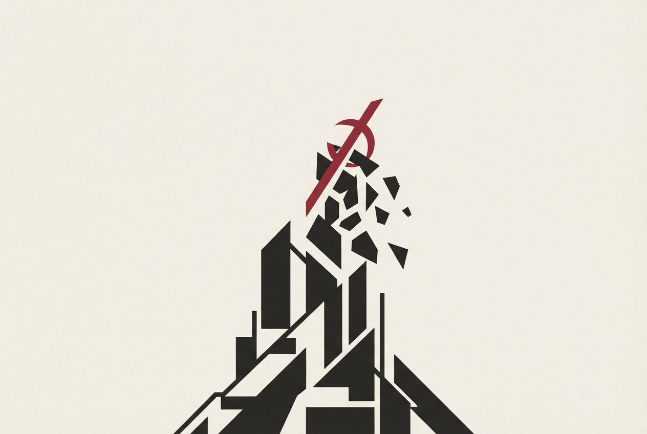 Abstract editorial illustration