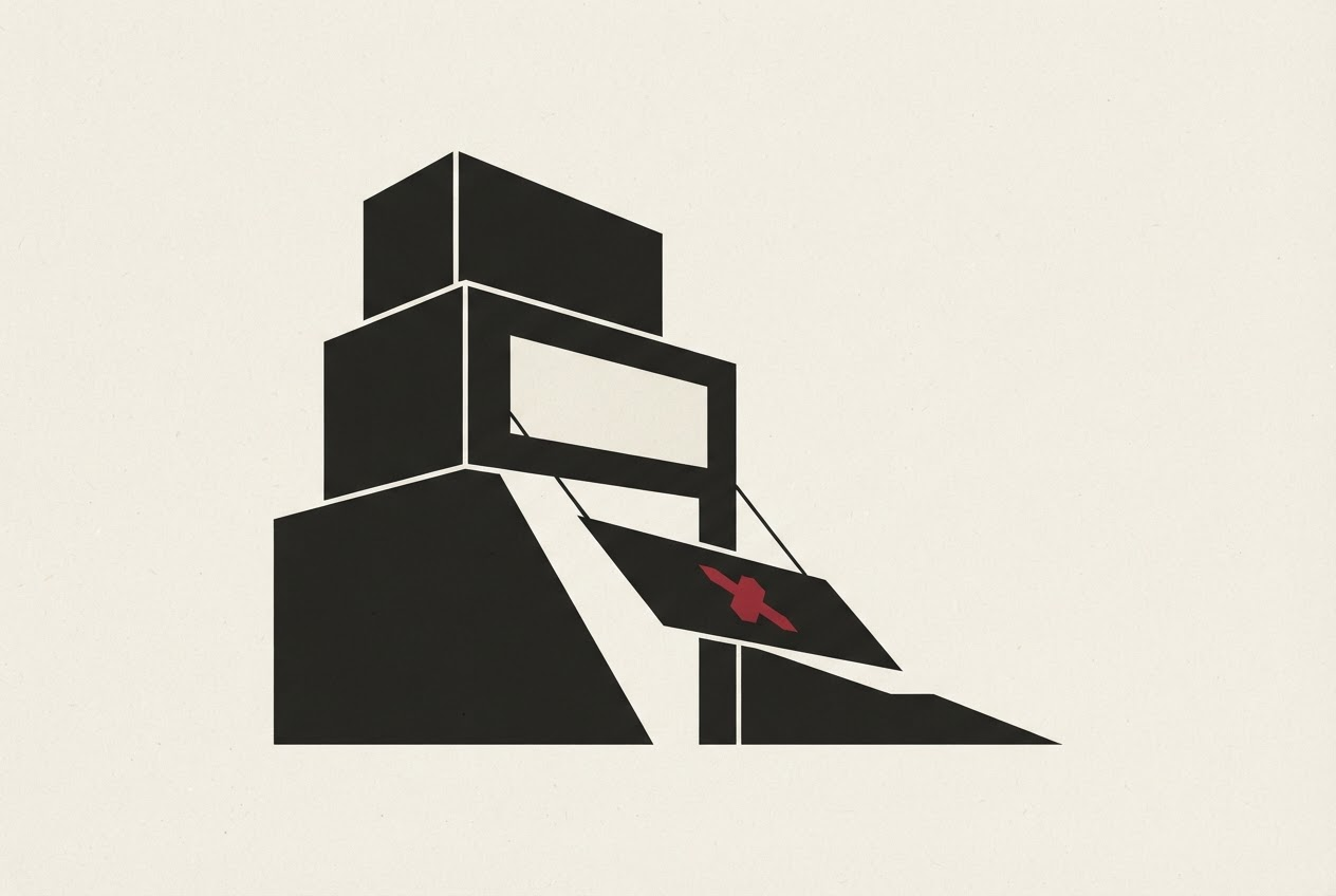 Abstract editorial illustration