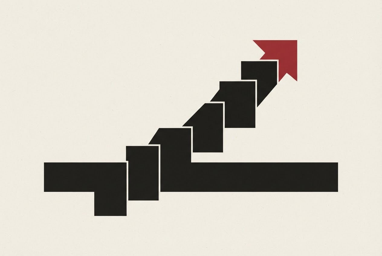 Abstract editorial illustration