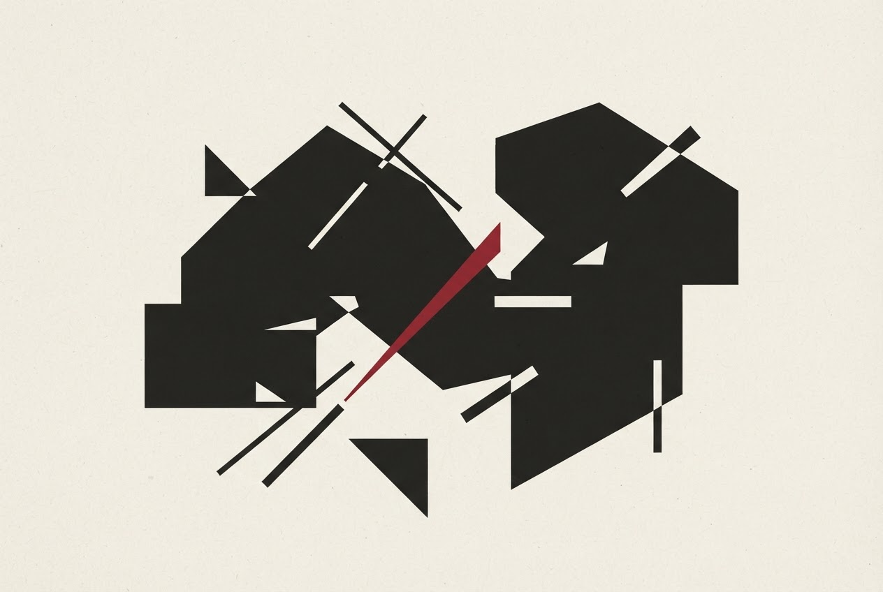 Abstract editorial illustration