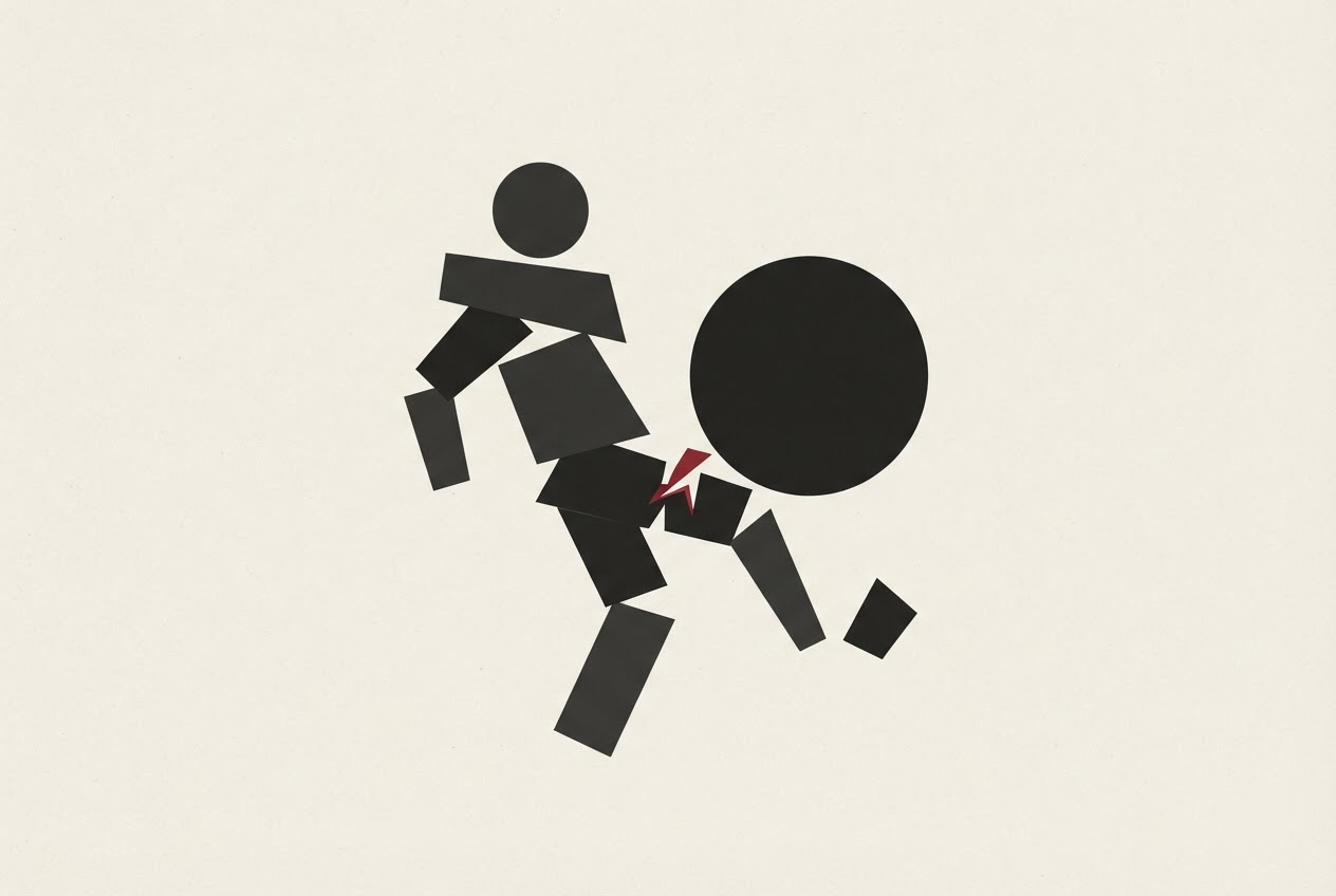 Abstract editorial illustration