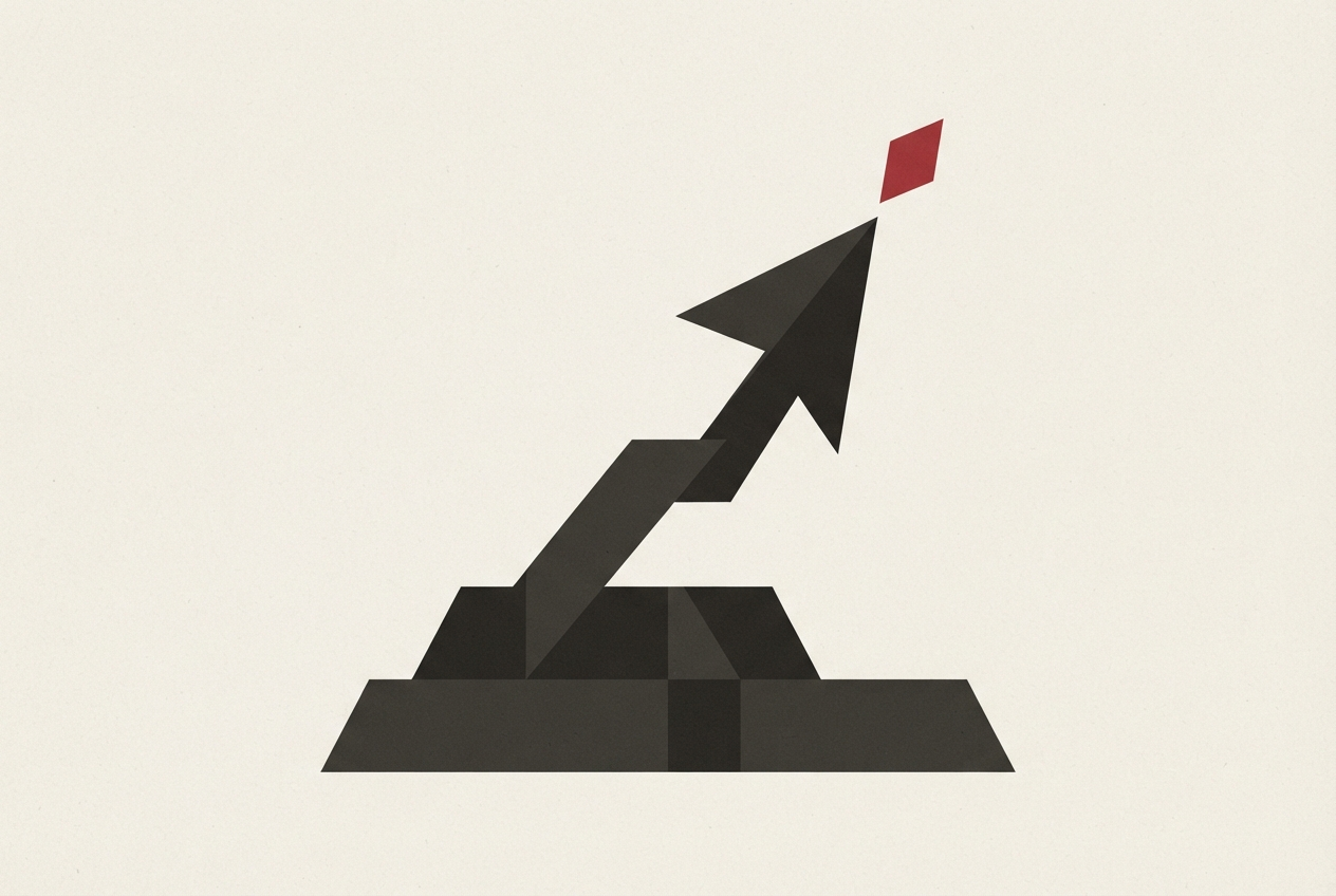 Abstract editorial illustration