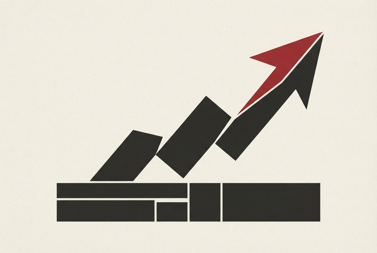 Abstract editorial illustration