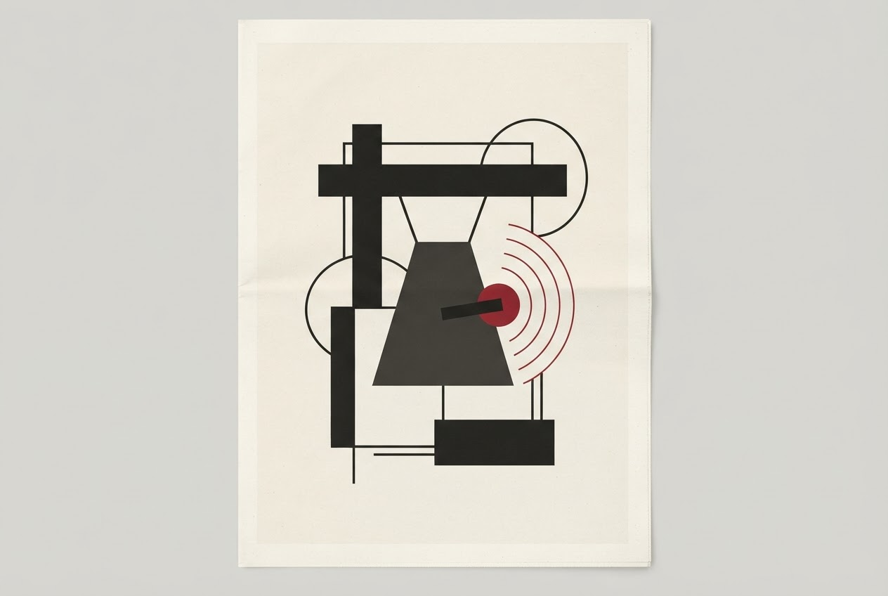 Abstract editorial illustration