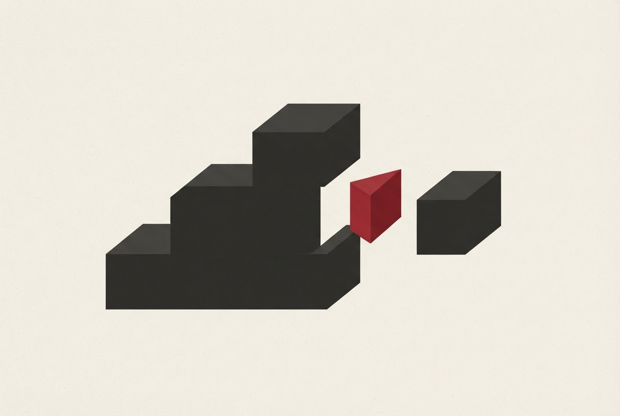 Abstract editorial illustration