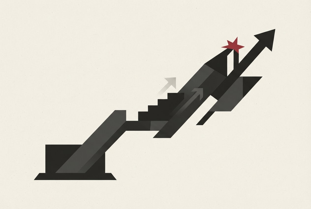 Abstract editorial illustration