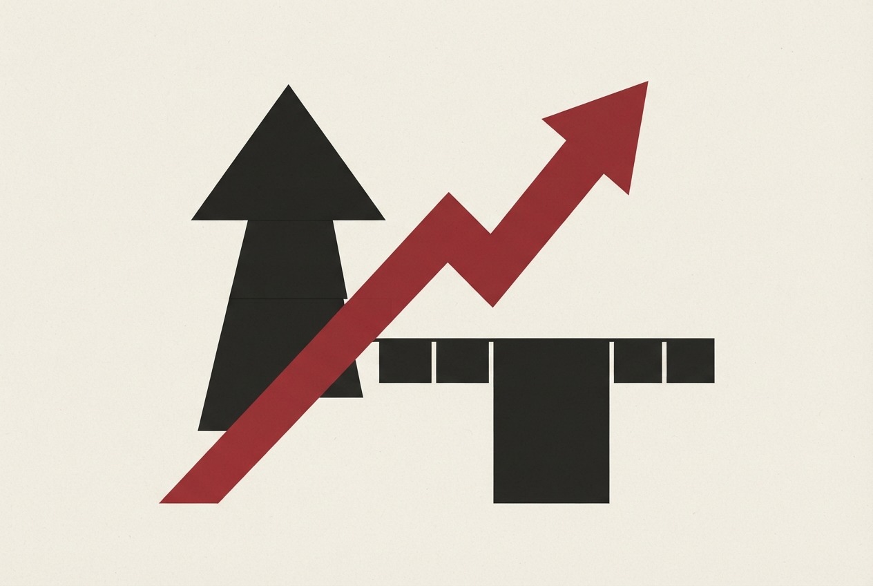 Abstract editorial illustration