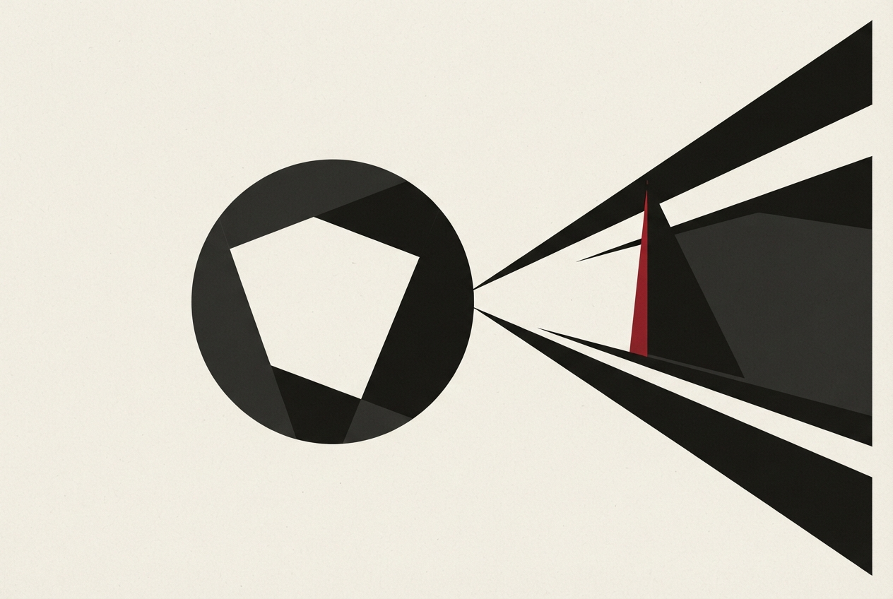 Abstract editorial illustration
