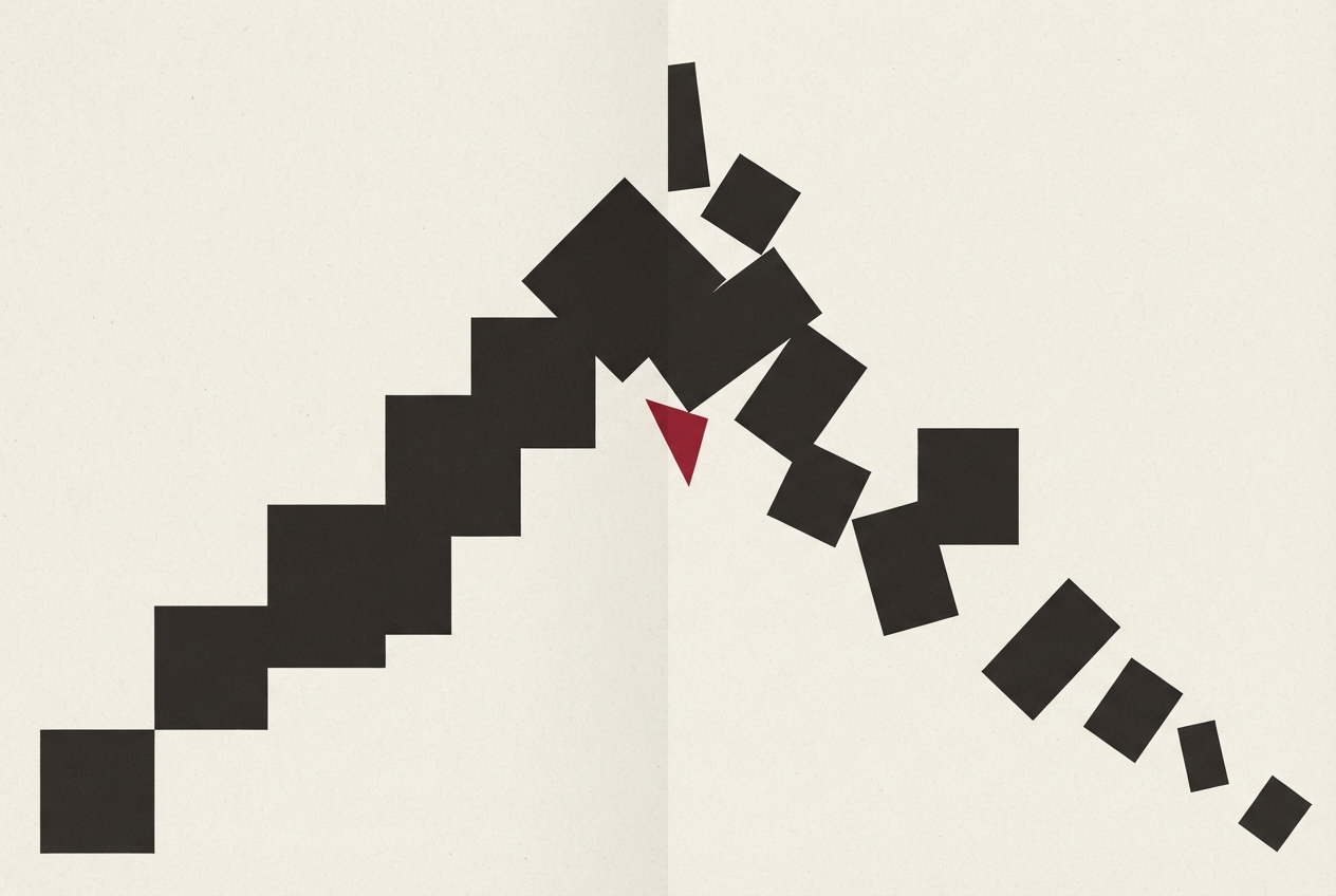 Abstract editorial illustration