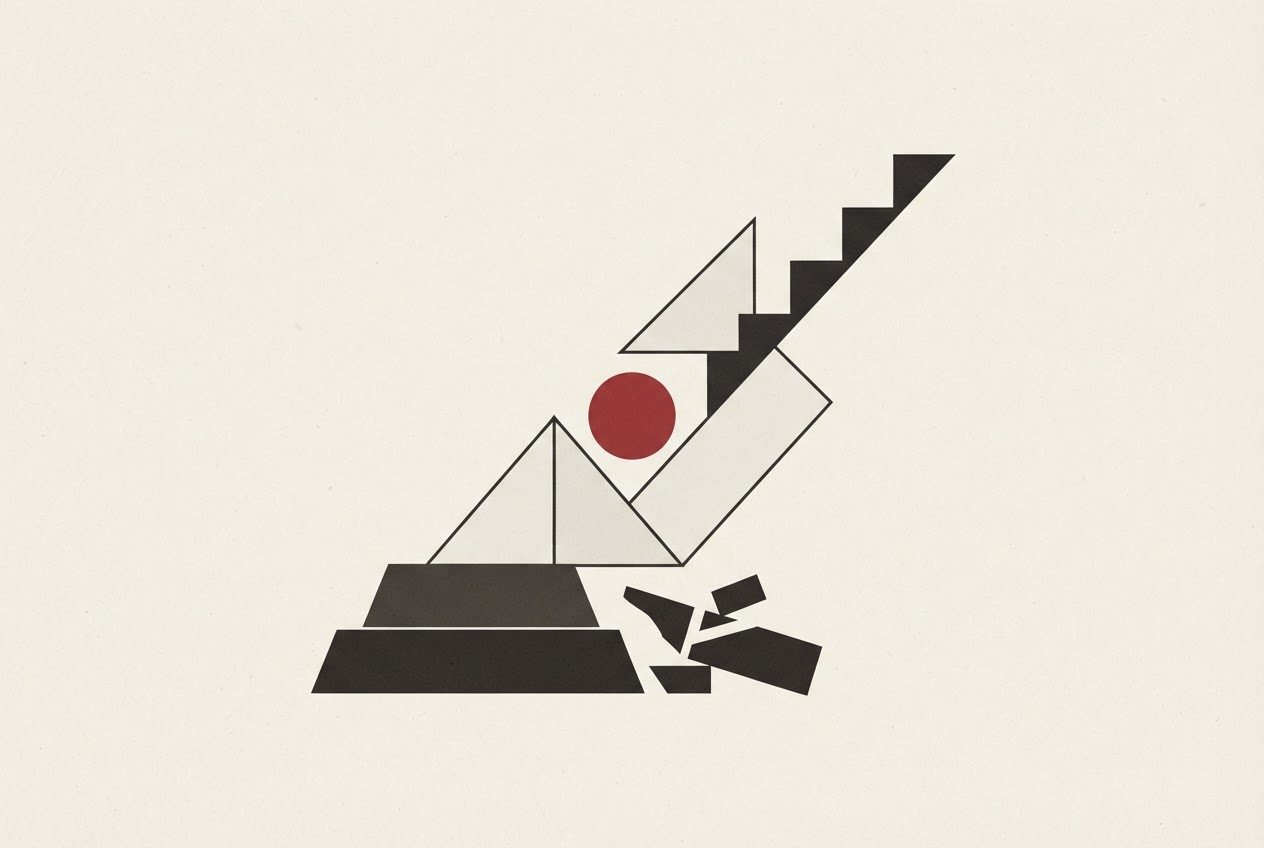Abstract editorial illustration