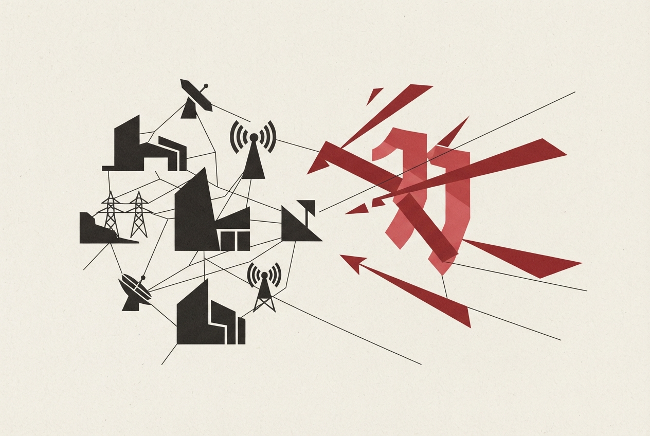 Abstract editorial illustration