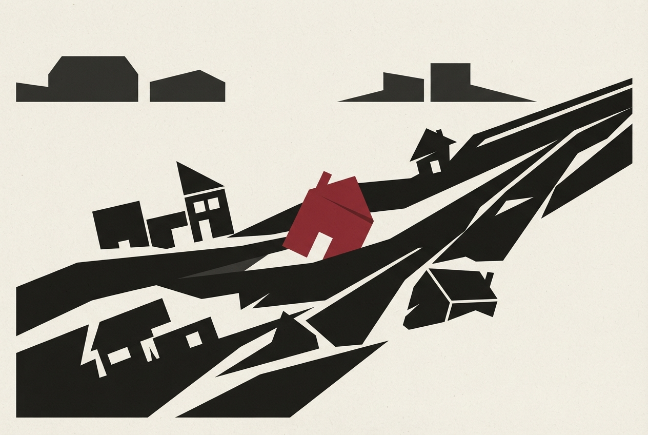 Abstract editorial illustration