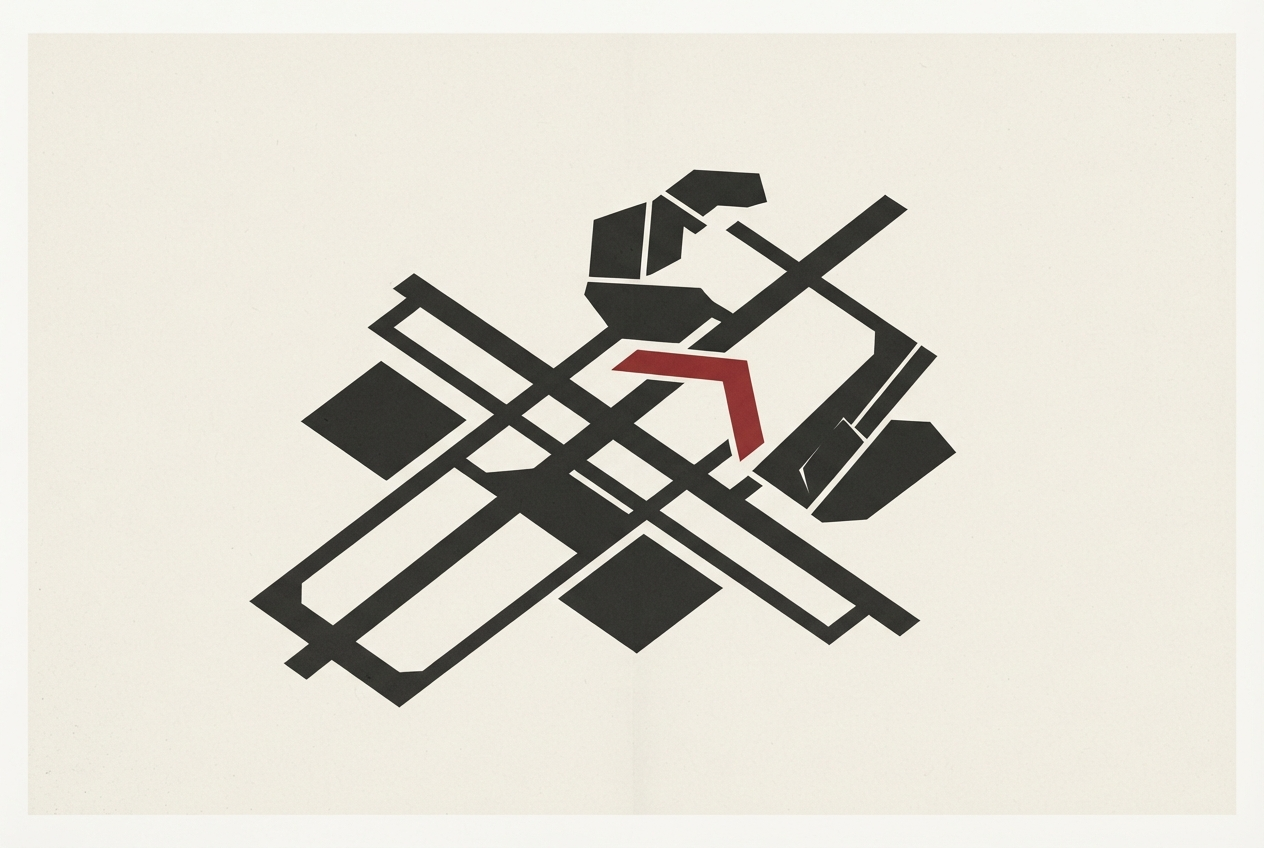 Abstract editorial illustration