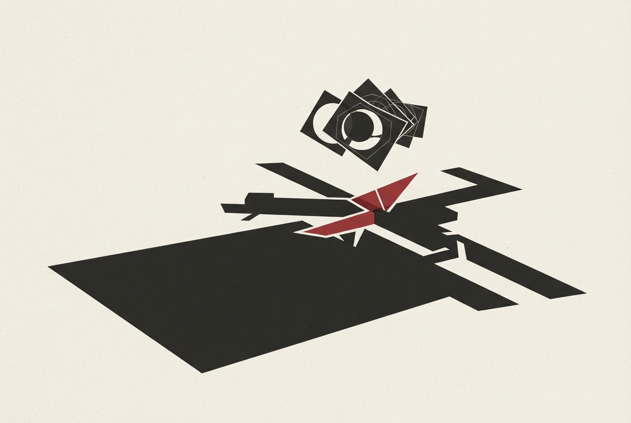 Abstract editorial illustration