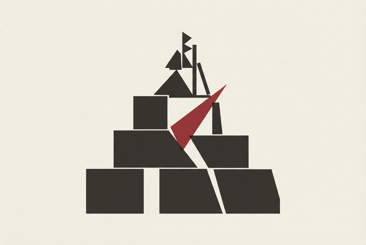 Abstract editorial illustration