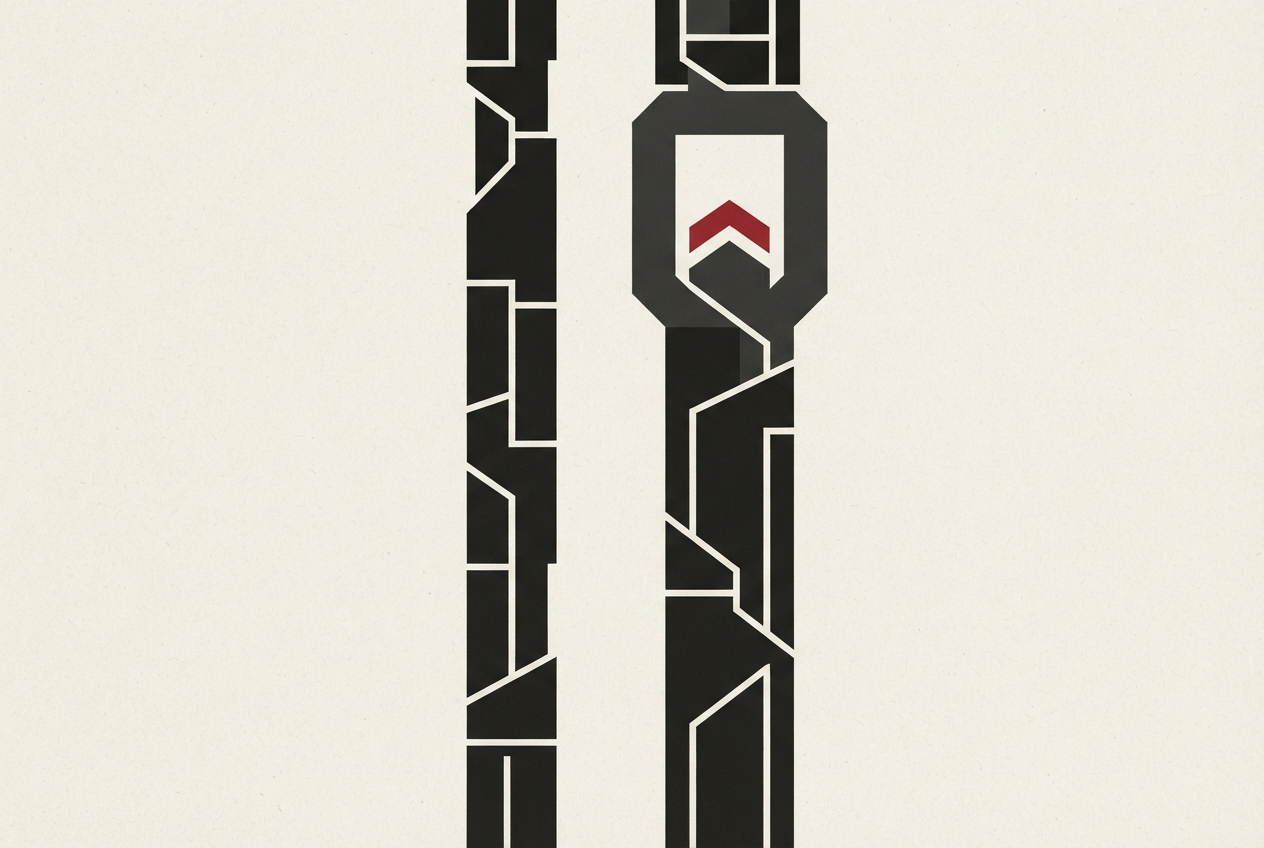 Abstract editorial illustration