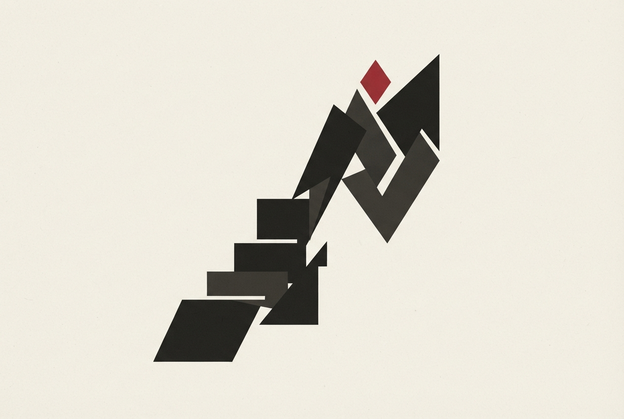 Abstract editorial illustration