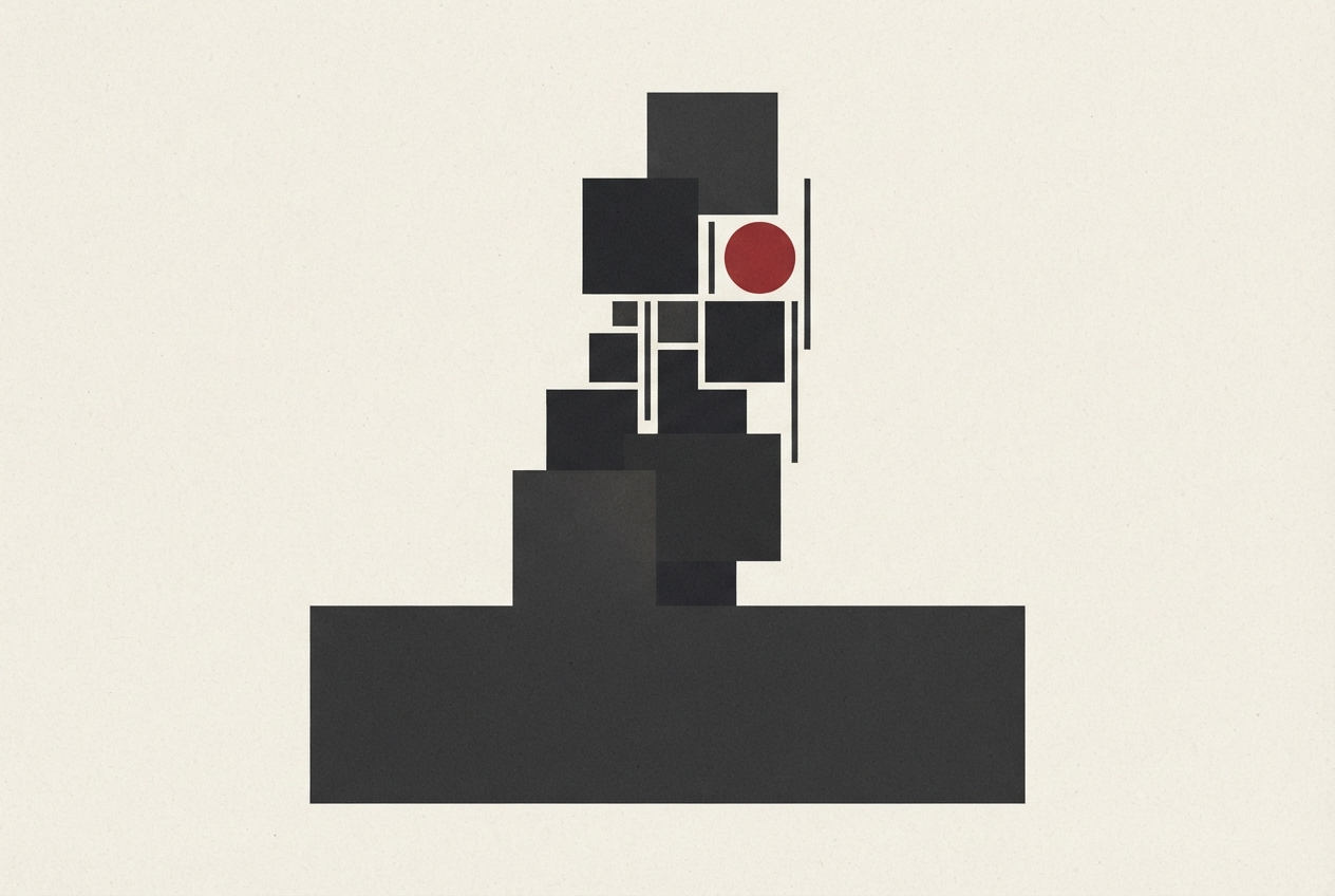 Abstract editorial illustration