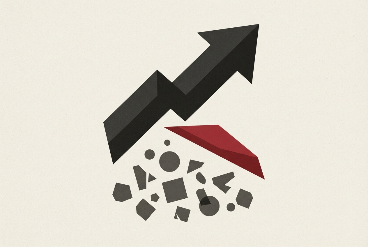Abstract editorial illustration