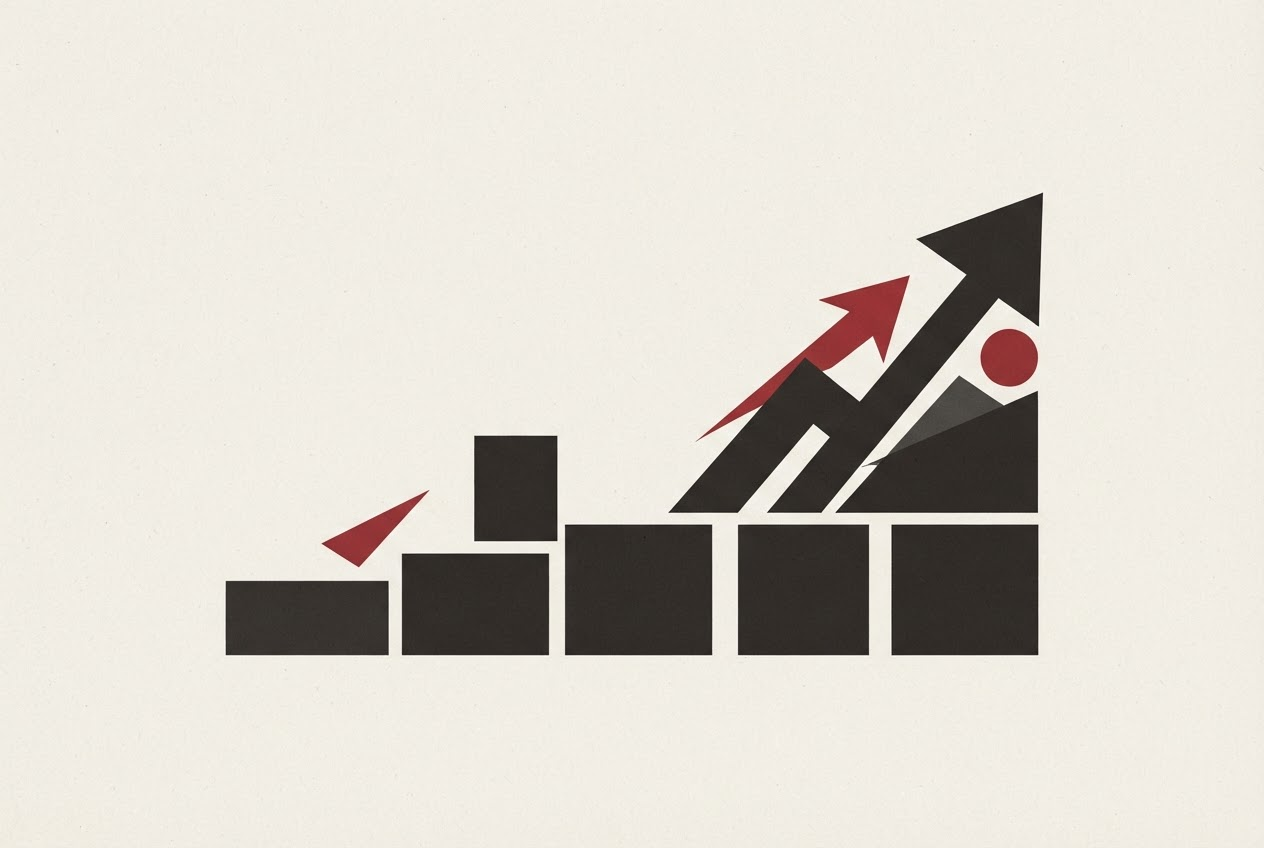 Abstract editorial illustration