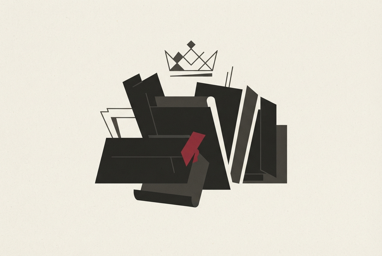 Abstract editorial illustration