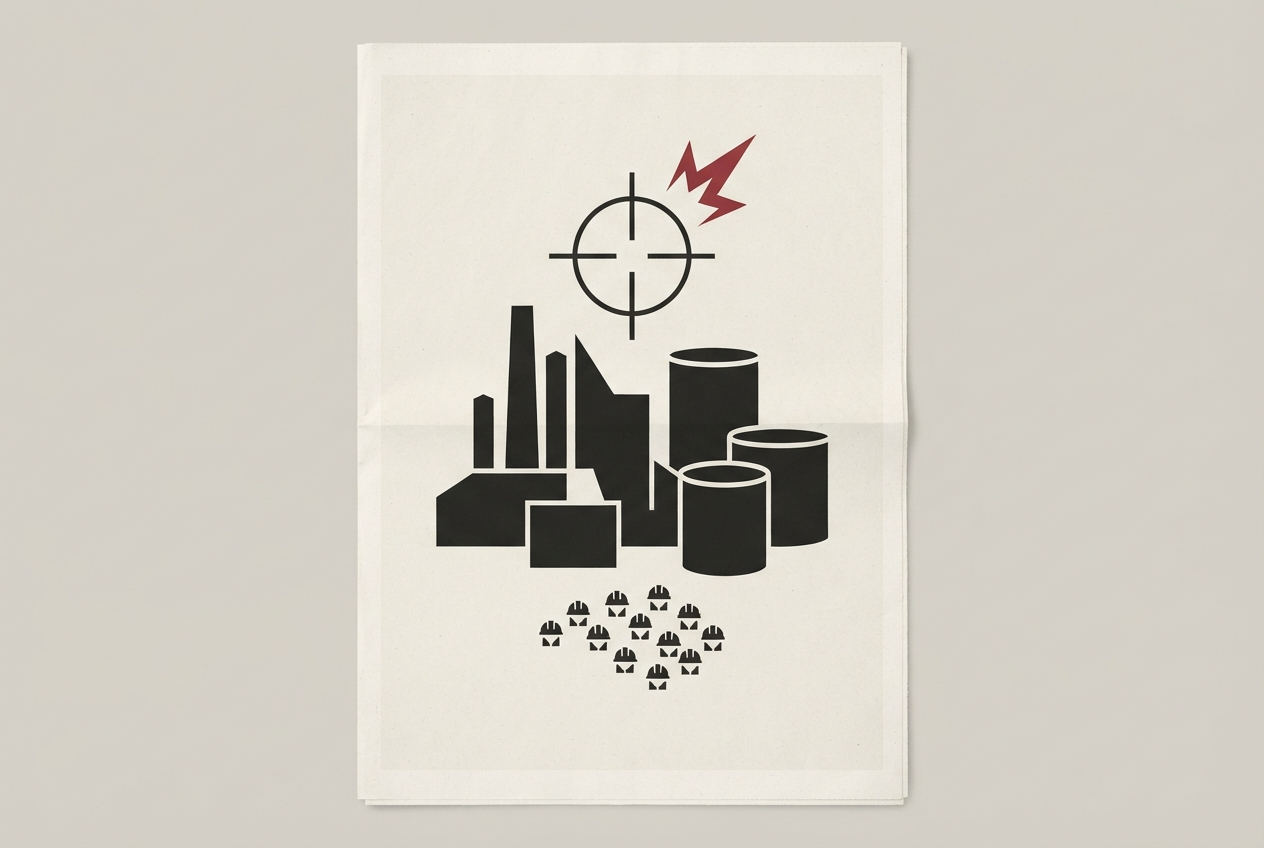 Abstract editorial illustration