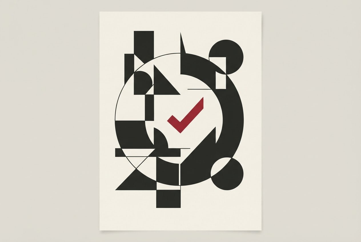 Abstract editorial illustration