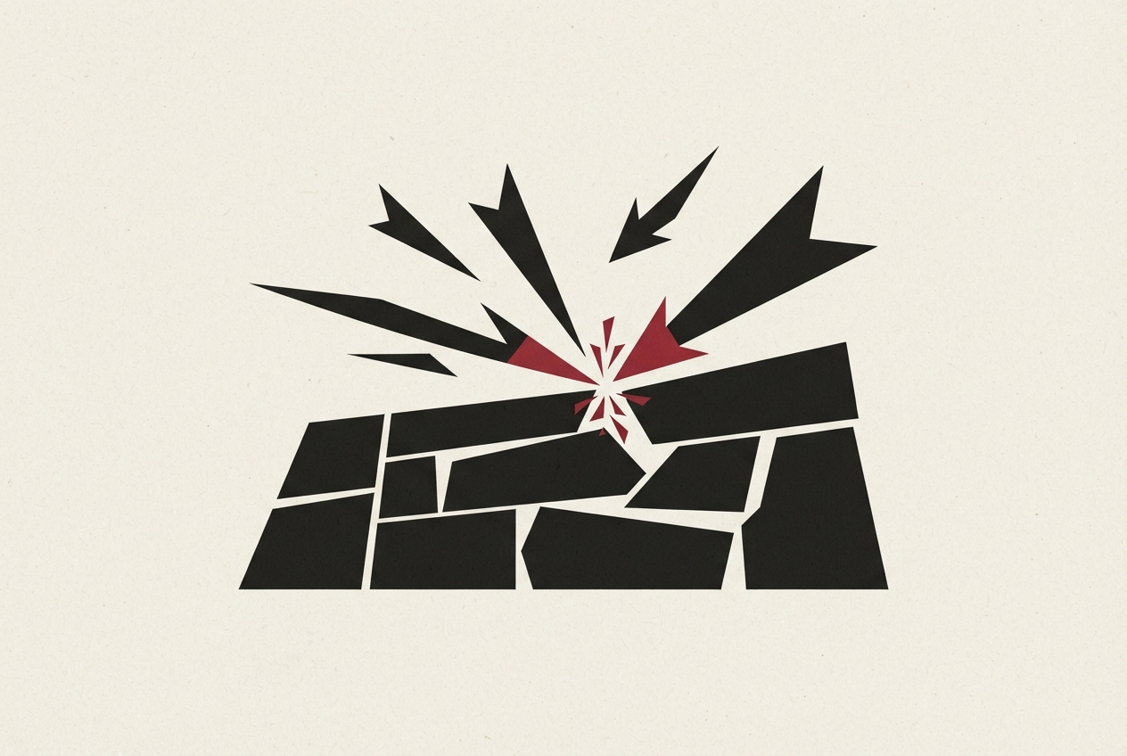 Abstract editorial illustration