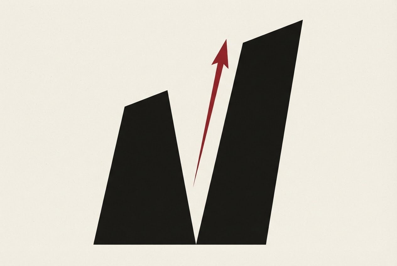 Abstract editorial illustration