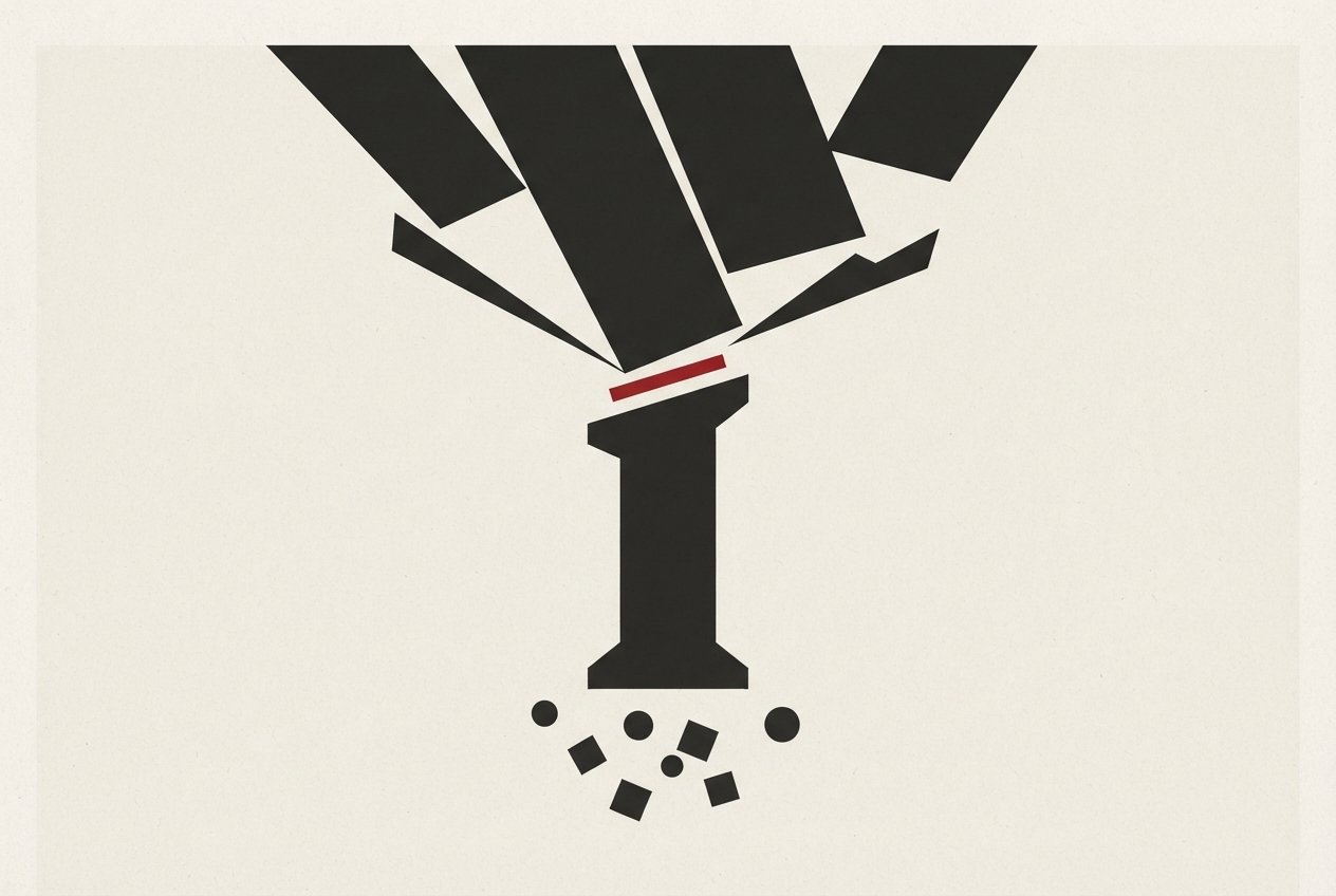 Abstract editorial illustration