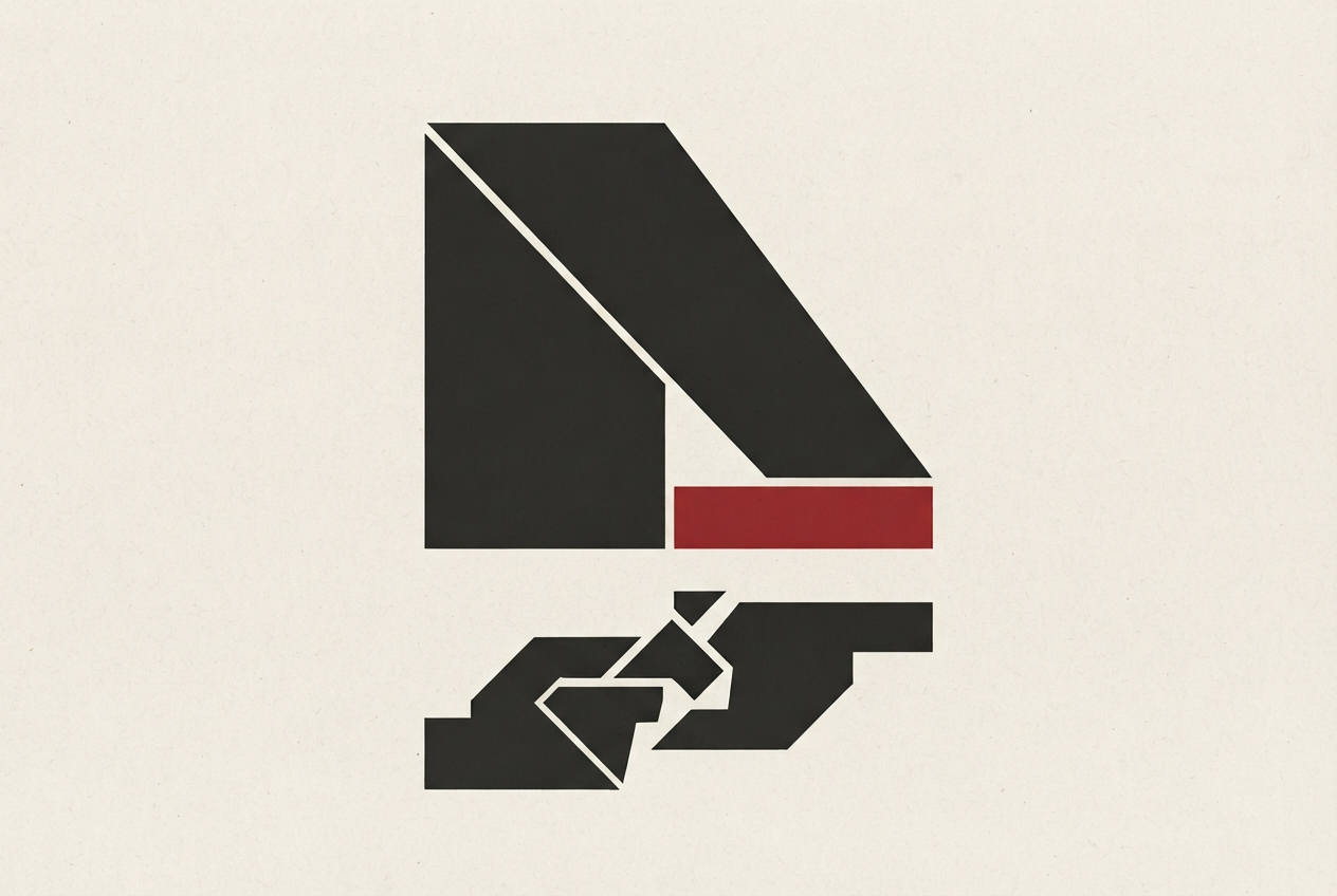 Abstract editorial illustration