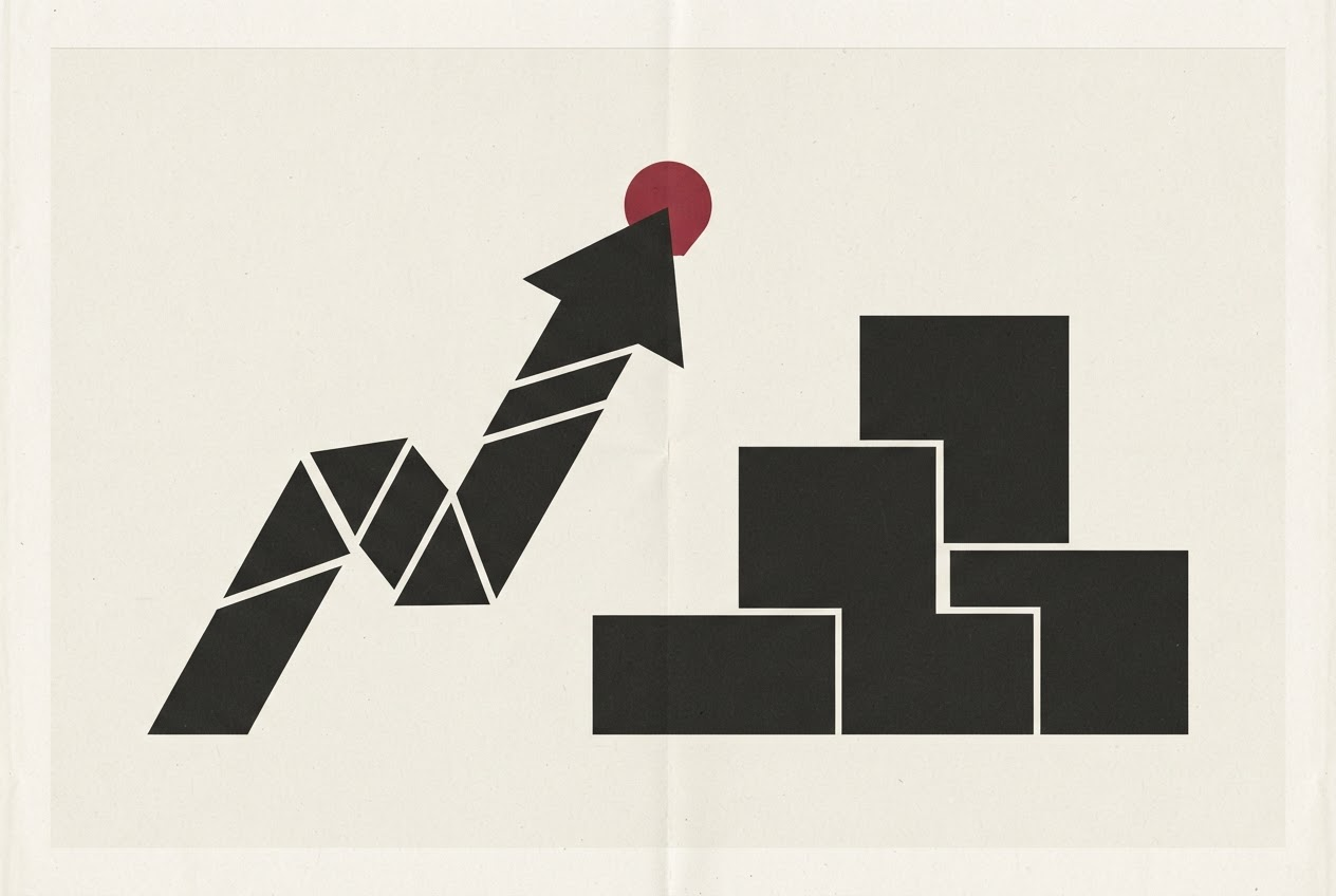 Abstract editorial illustration