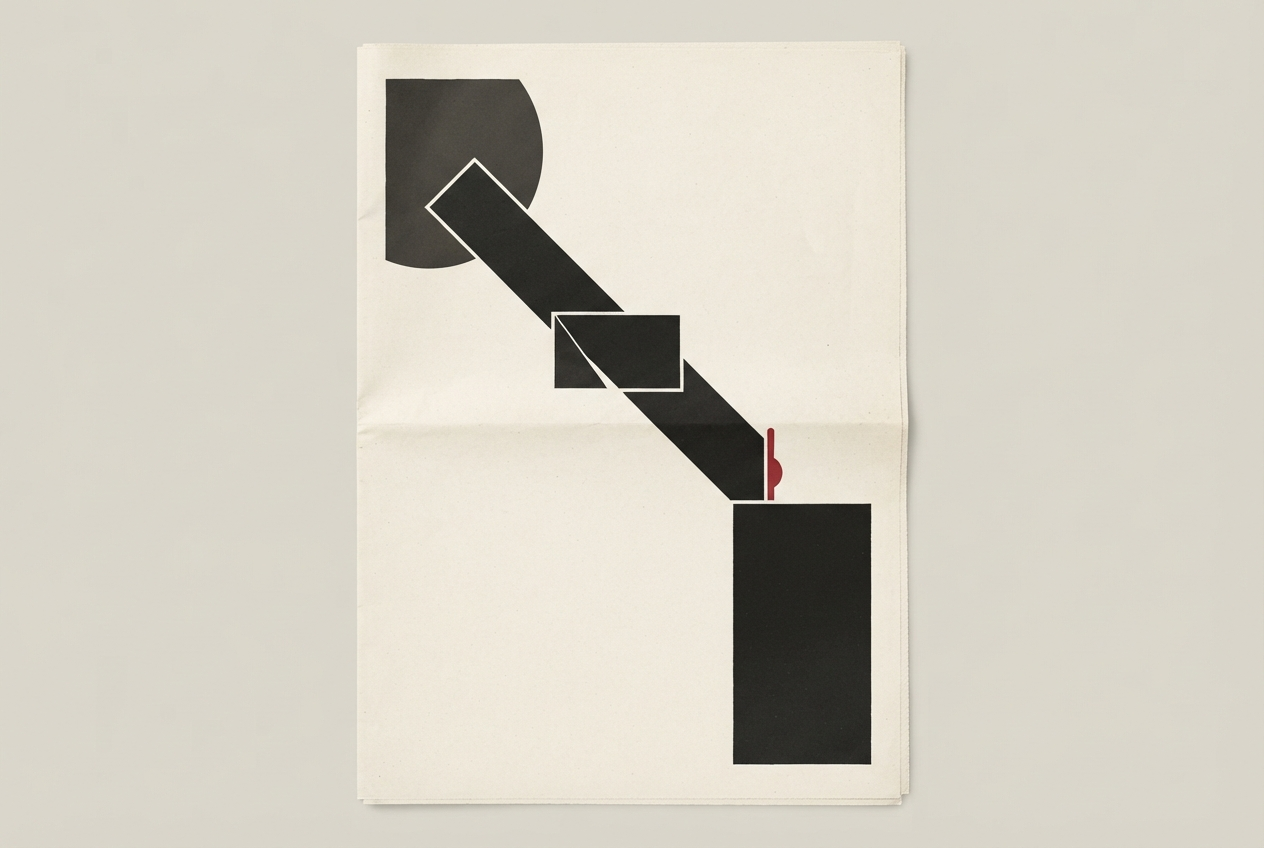 Abstract editorial illustration