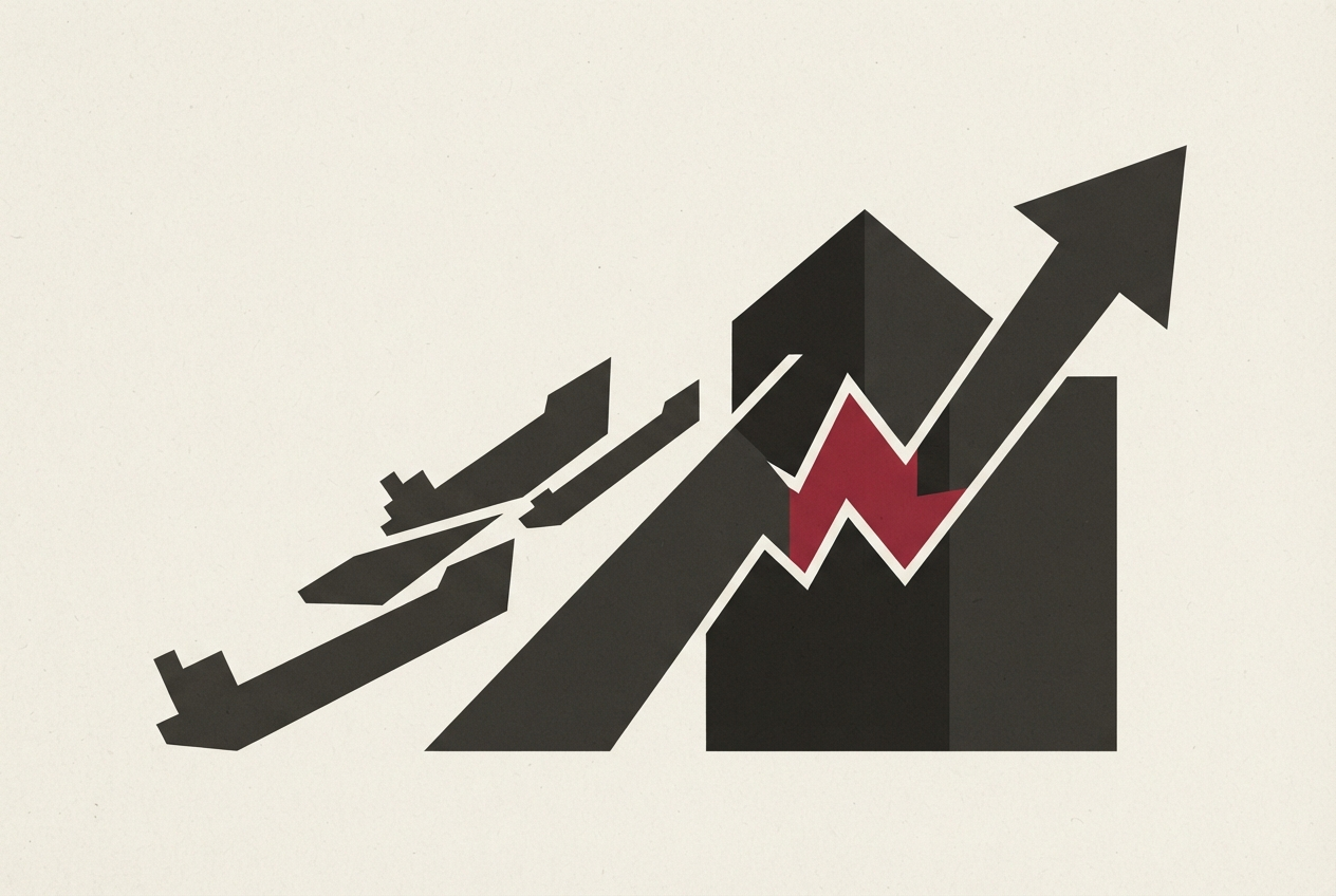 Abstract editorial illustration