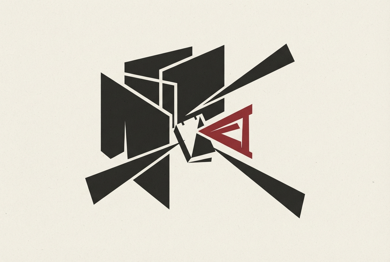 Abstract editorial illustration
