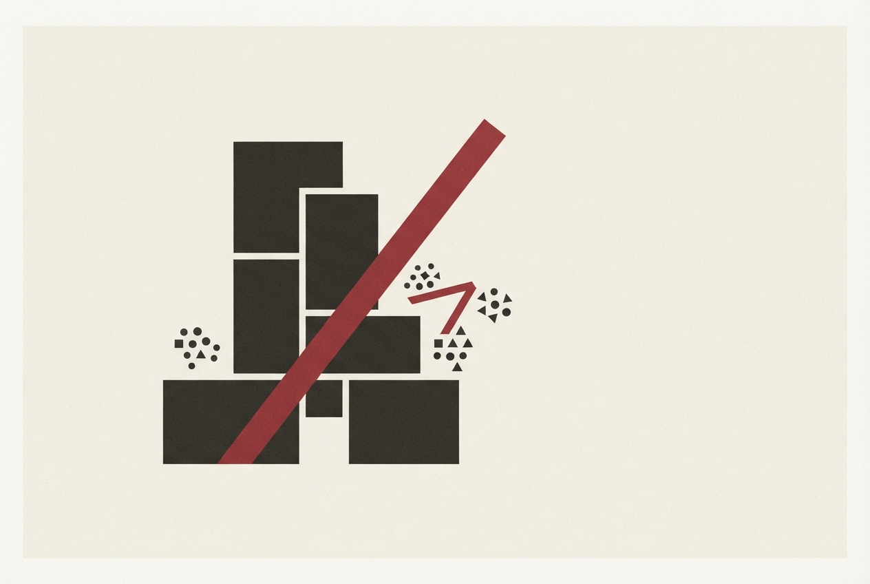 Abstract editorial illustration