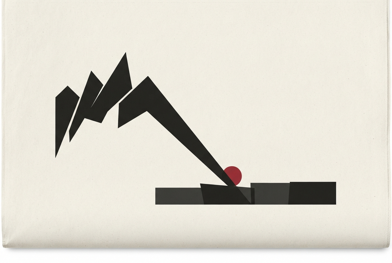 Abstract editorial illustration