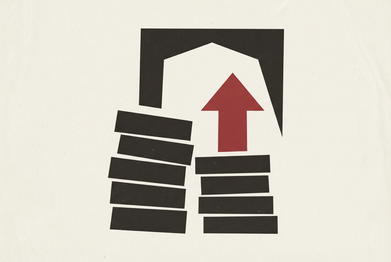 Abstract editorial illustration
