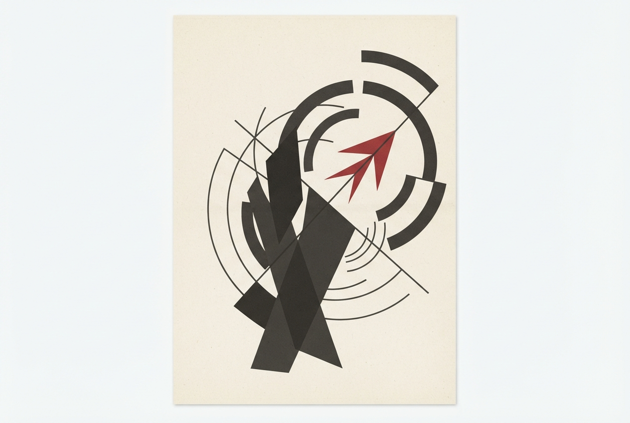 Abstract editorial illustration