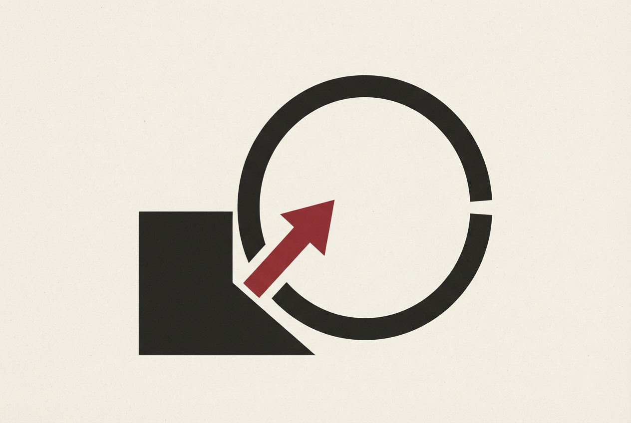 Abstract editorial illustration