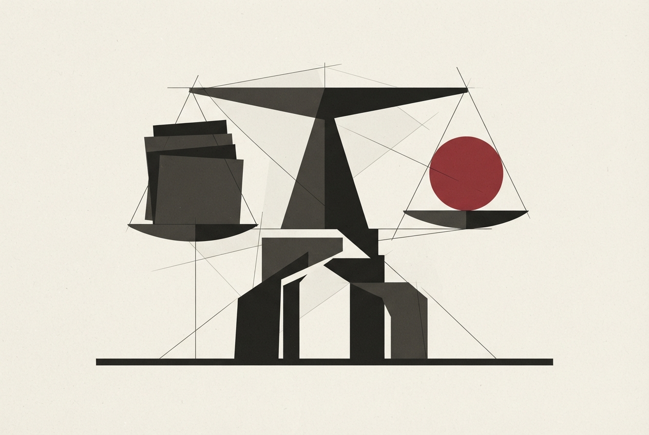 Abstract editorial illustration