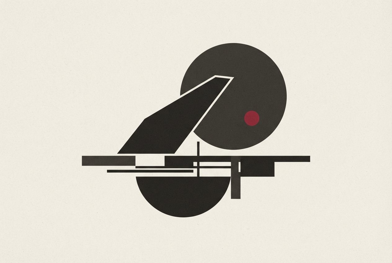 Abstract editorial illustration