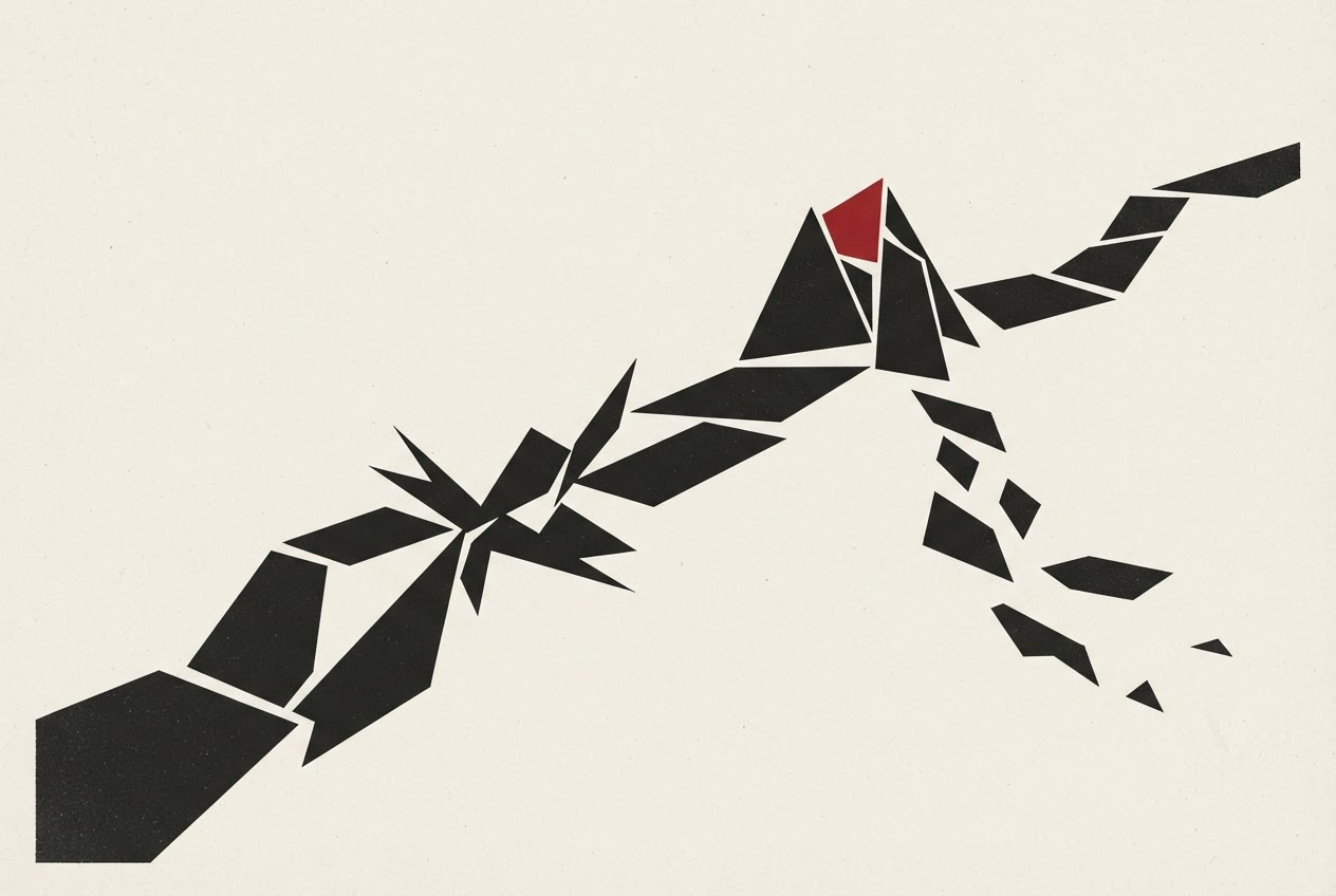 Abstract editorial illustration