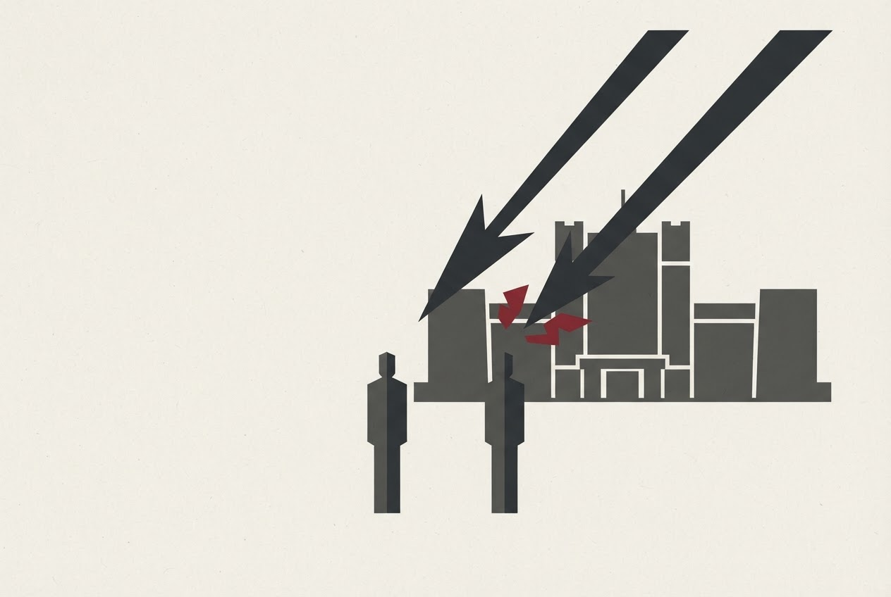 Abstract editorial illustration