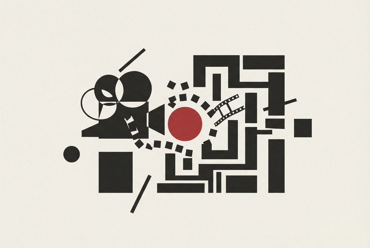 Abstract editorial illustration