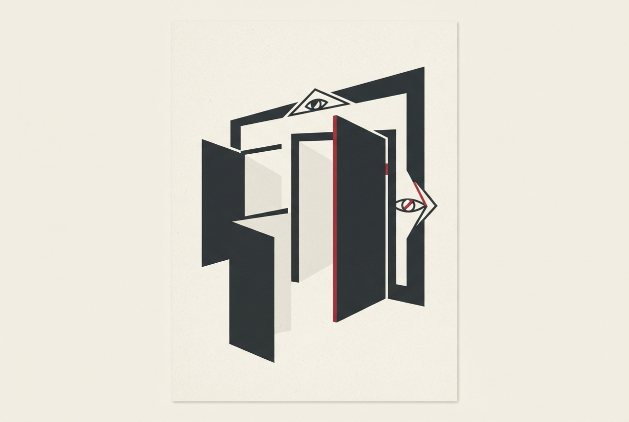 Abstract editorial illustration