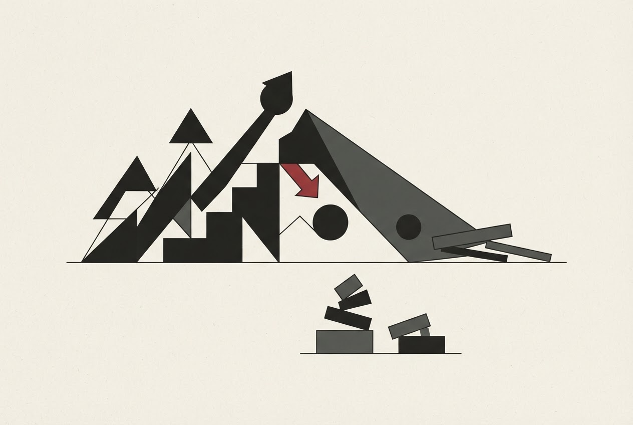 Abstract editorial illustration