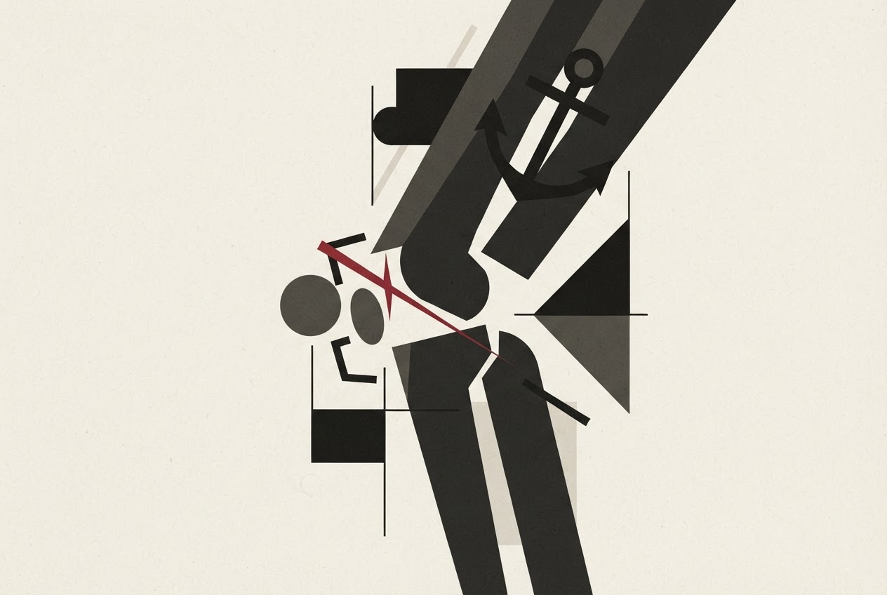 Abstract editorial illustration