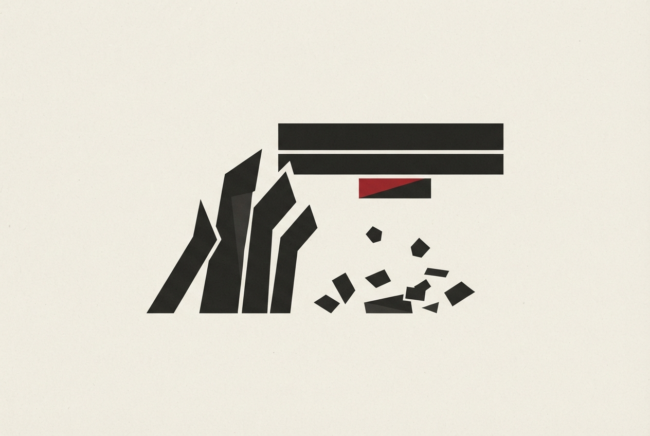 Abstract editorial illustration